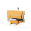 Superior quality bamboo&wood knife block,bamboo cutting board holder rack